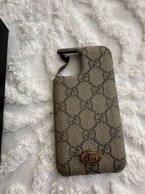 Gucci Monogram Tan Phone Case